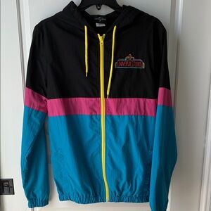Universal Studios Retro Multicolor Windbreaker Jacket- Size Sm